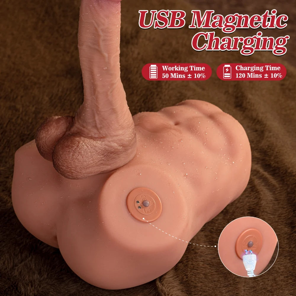 Realistic Skin Touch Material and USB Charging